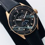 TW Factory Replica Blancpain Fifty Fathoms Automatic Watch Rose Gold Black Dial